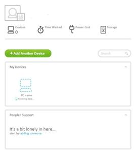 Когда пользователь заходит на официальный сайт, он видит перед собой окно, где указано количество подключенных компьютеров
