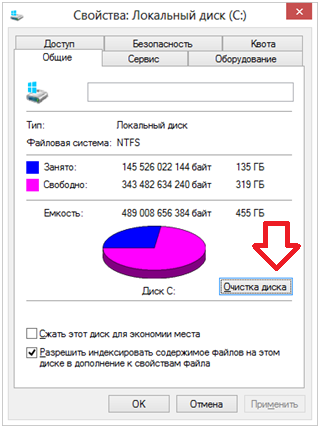 Очистка диска С