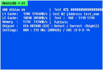 Проверка слотов оперативной памяти