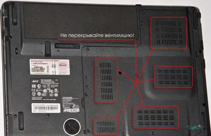 Из-за этого и происходит непредвиденное выключение компьютерного оборудования