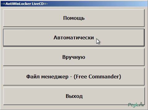 Выбор опции