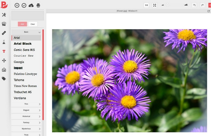Онлайн фоторедактор Picadilo