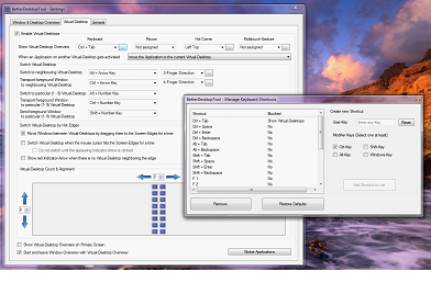 Настройки BetterDesktopTool