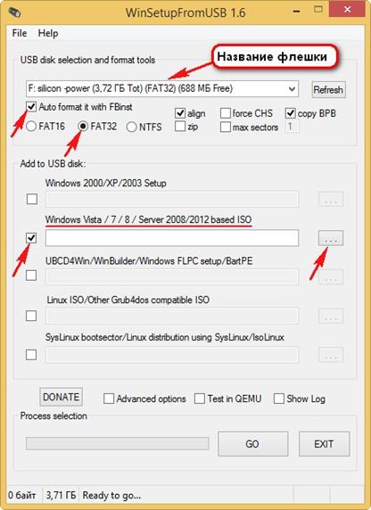 Как сделать флешку загрузочной в winsetupfromusb Как сделать флешку загрузочной в winsetupfromusb