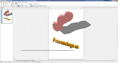 Создавать векторные изображения или плакаты, преобразовывать плоский объект в 3D объект может бесплатный векторный процессор LibreOffice Draw