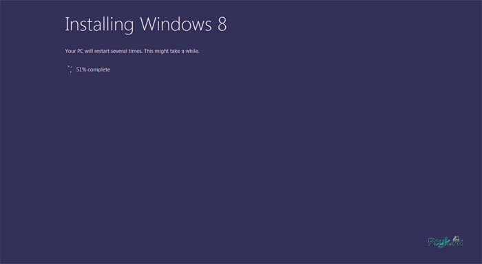 Инсталляция Windows 8
