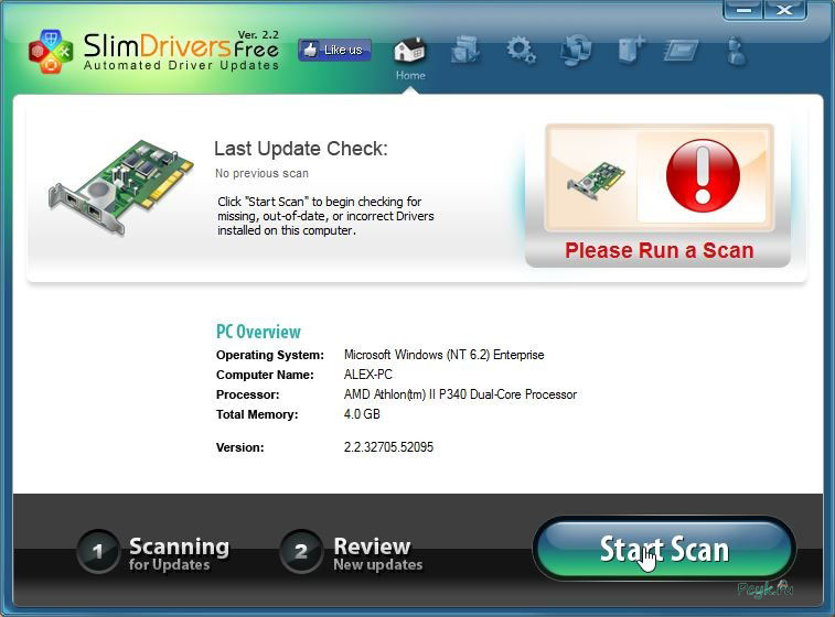 Программа Slim Drivers