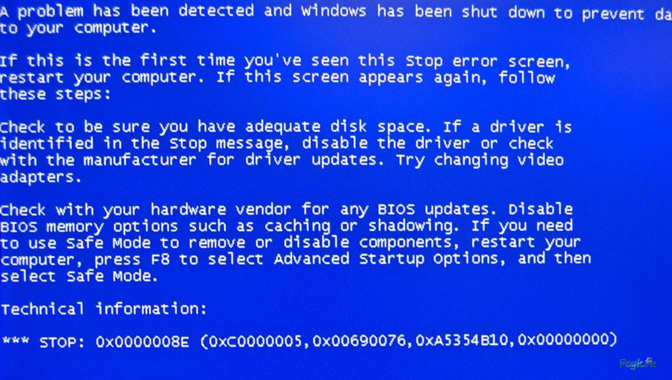 Зависание Windows 