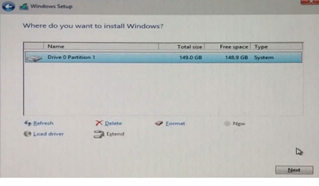 Выделяем жесткий диск