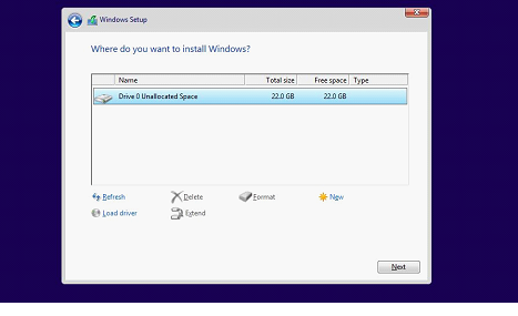 Советую следовать традиции и выбирать для установки диск C