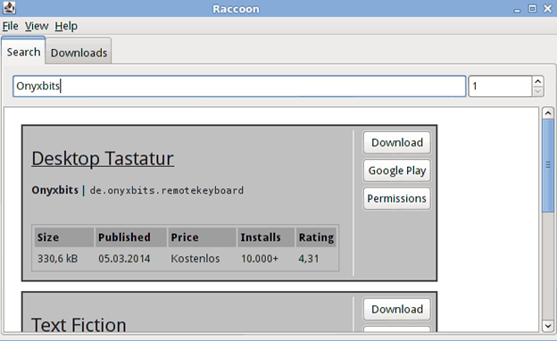 Программа Racoon Программа Racoon