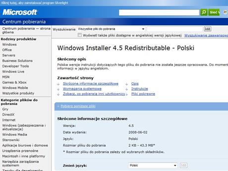 Windows Installer 4.5 Redistributable