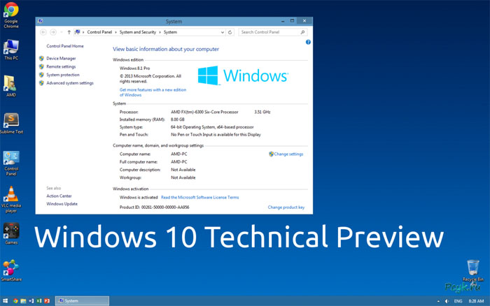 Windows 10 Technical Preview 